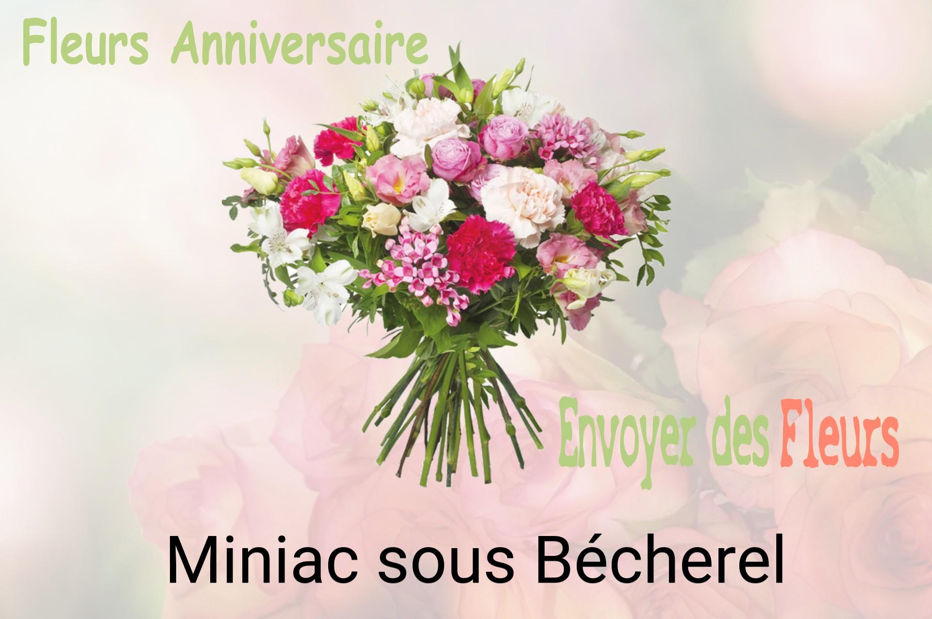 Bouquet de fleurs d’anniversaire livré à Miniac-sous-Bécherel